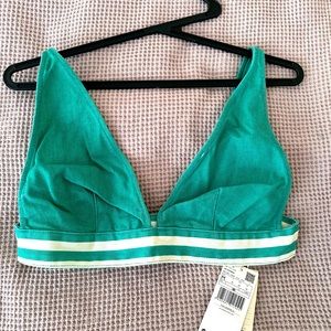 NWT Mango Denim Crop Top